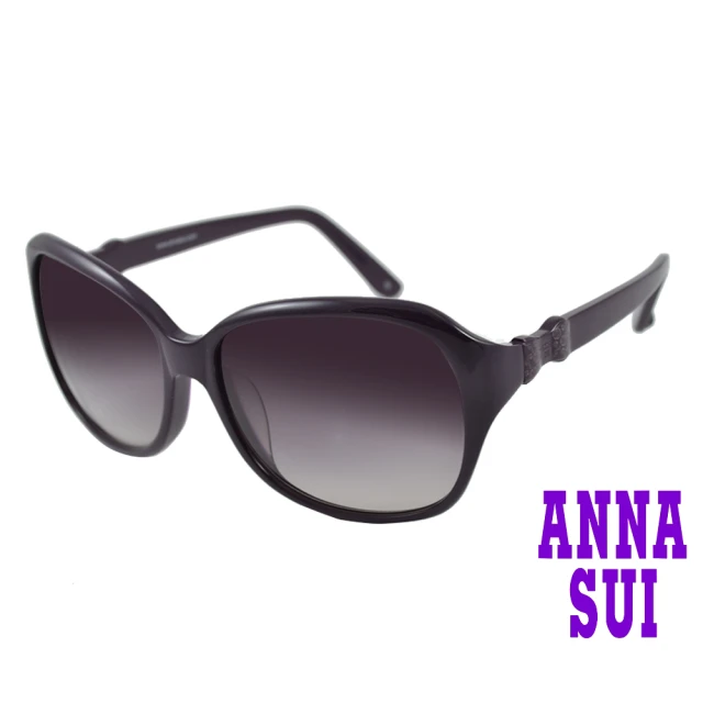 ANNA SUI 安娜蘇 安娜優雅蝴蝶結系列太陽眼鏡(AS928-712-紫)