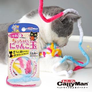 【CattyMan】逗貓毛線QQ球-乳白色