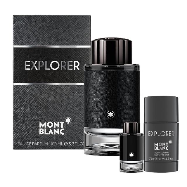 【MONTBLANC 萬寶龍】探尋旅者男性淡香精100ml(贈隨機體香膏75g+小香*1.公司貨)