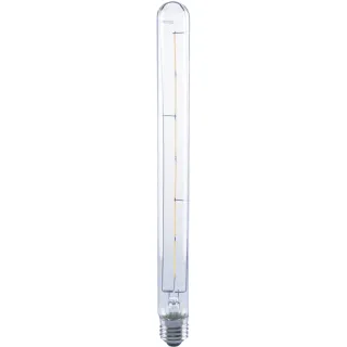 【Luxtek樂施達】高效能 Led 長型燈泡 可調光 6.5W E27 黃光-10入(LED燈 燈絲燈 仿鎢絲燈)