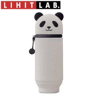 【LIHIT LAB】A-7712-6 伸縮筆筒-熊貓(小)