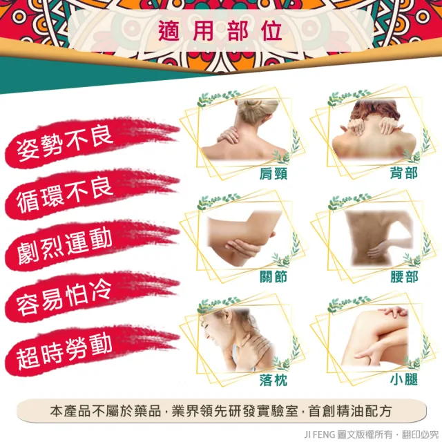 【金牌】金門ㄧ條根溫感精油貼布(10片裸裝量販包)