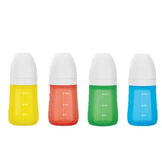 【韓國sillymann】100%鉑金矽膠奶瓶160ML(鉑金矽膠可進沸水、蒸氣紫外線消毒鍋消毒)