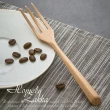 【Homely Zakka】木趣食光自然木質餐具組(湯匙+叉子)