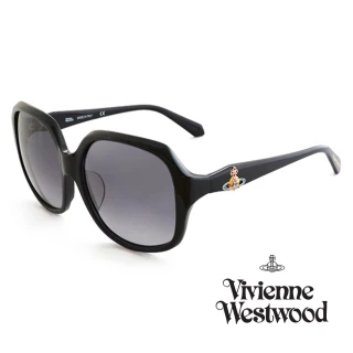【Vivienne Westwood】英國精品時尚系列造型太陽眼鏡(VW78901-黑)