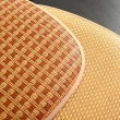 【神田職人】3D特厚 棉麻 紙纖 透氣涼坐墊 40x45cm 餐椅座墊 涼蓆透氣墊(花色隨機)