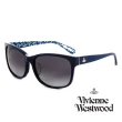 【Vivienne Westwood】英國精品時尚繽紛鏡腳系列造型太陽眼鏡(VW78703-藍)