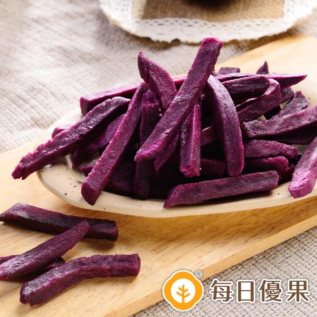 【每日優果】紫地瓜條160G(地瓜脆片)