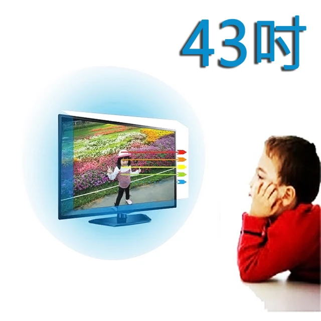 【台灣製~護視長】43吋 抗藍光液晶螢幕 電視護目鏡(SONY    A款)