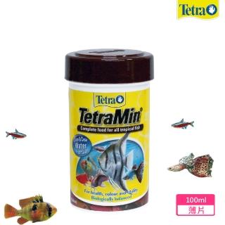 【TETRA 德彩】熱帶魚薄片飼料 100ml(燈科魚/孔雀魚/神仙)