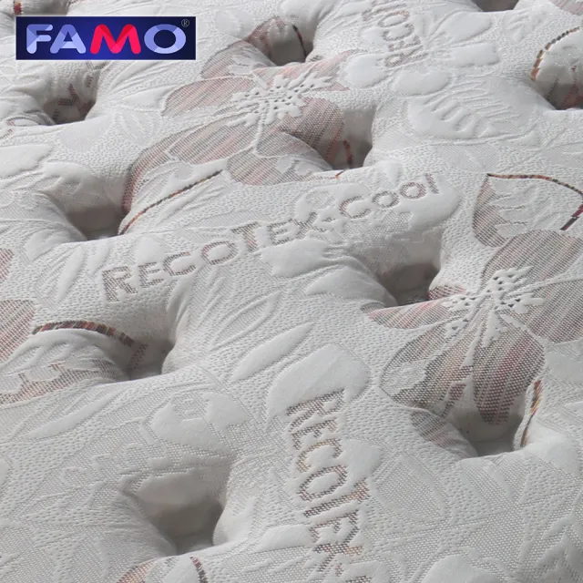【FAMO 法摩】乳膠COOLFOAM涼感蜂巢獨立筒床墊(雙人加大6尺)