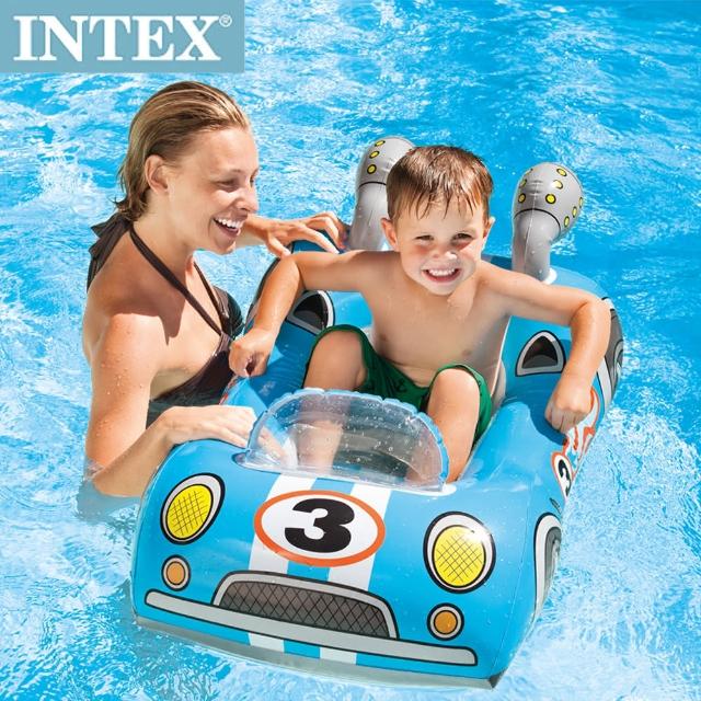 【INTEX】兒童造型游泳圈-車子/飛機/魚(59380)