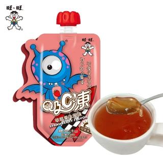 【旺旺】吸C凍可吸果凍-草莓果汁風味 90G*6入/盒