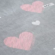 【BELLE VIE】活性印染 極細纖維舒柔棉 雙人床包被套四件組(粉紅浪漫)