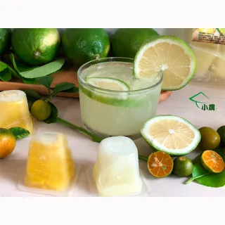 【台灣小農】100%原汁檸檬/金桔檸檬冰角磚3包(28g×10個/包)