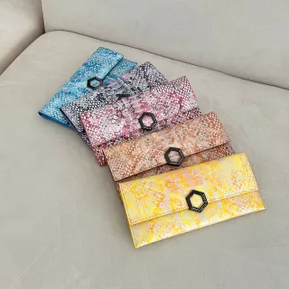 【WHOSE BAG】交換禮物 韓國Bay真皮長夾 女用大容量皮夾 鈔票卡片收納 NO.3407A(長夾 女皮夾)