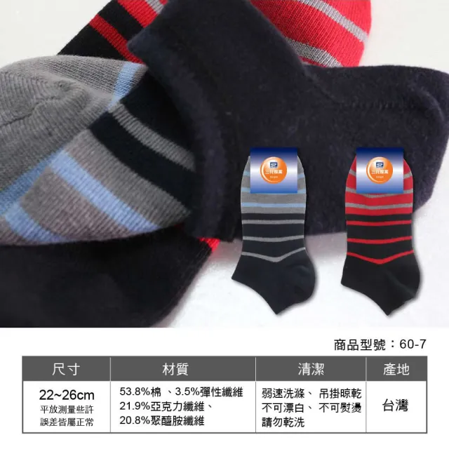 【SunFlower 三花】炫彩條紋隱形襪.襪子(二色任選)