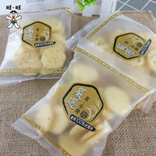 【旺旺】青蔥物語經濟包 240g/包(養生米果米餅 植物五辛素)