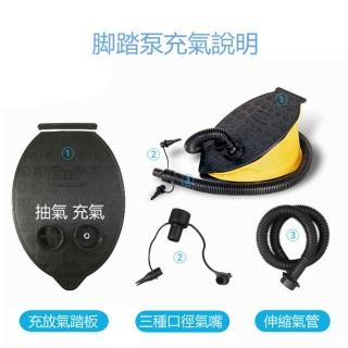 【DR.MANGO 芒果科技】腳踏充氣幫浦(充氣床必備)