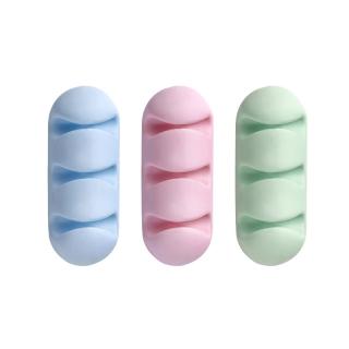 馬卡龍三卡扣理線器(1組2入)