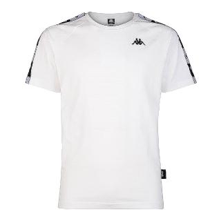 【KAPPA】迪士尼精典AUTHENTIC ARCHIE DISNEY SLIM FIT限量款純棉短袖衫(限量款白 304IRU0925)