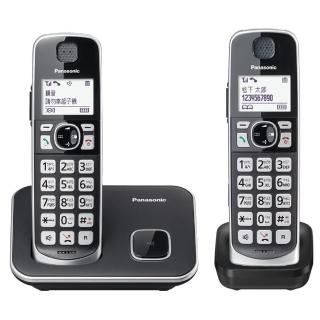【Panasonic 國際牌】中文顯示大字鍵雙子機無線電話(KX-TGE612TW)