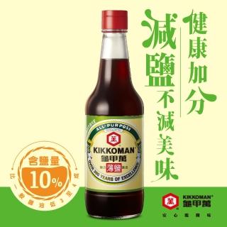 【龜甲萬】龜甲萬薄鹽醬油500mlx1入