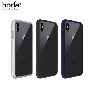 【hoda】iPhone X/Xs 晶瑩鋼化玻璃軍規防摔保護殼