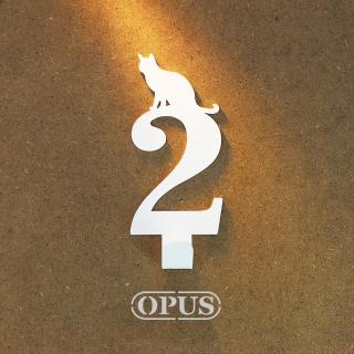 【OPUS 東齊金工】歐式鐵藝壁飾掛勾/無痕掛鉤/掛衣架/居家裝飾收納(當貓咪遇上數字2 優雅白 HO-nb12-2W) 雙