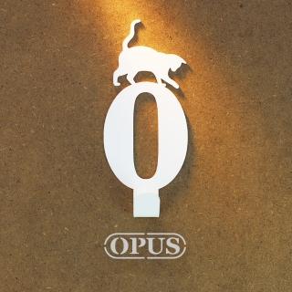 【OPUS 東齊金工】歐式鐵藝壁飾掛勾/無痕掛鉤/掛衣架/居家裝飾收納(當貓咪遇上數字0 優雅白 HO-nb12-0W) 雙