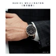【Daniel Wellington】DW 手錶  Classic Sheffield 40mm爵士黑真皮皮革錶(DW00100127)