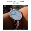 【Daniel Wellington】DW 錶帶 Classic Cambridge 20mm藍白紅織紋錶帶-玫瑰金(DW00200003)