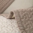 【BonBon naturel】100%純棉立體刺繡拼接防滑沙發墊-單人坐墊(70cm*70cm)