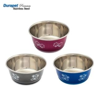 【Durapet】輕時尚不鏽鋼防滑寵物碗〈L〉（寵物食碗）