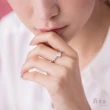 【SOPHIA 蘇菲亞珠寶】50分 F/VVS1 18K金 幸福相擁 鑽石戒指