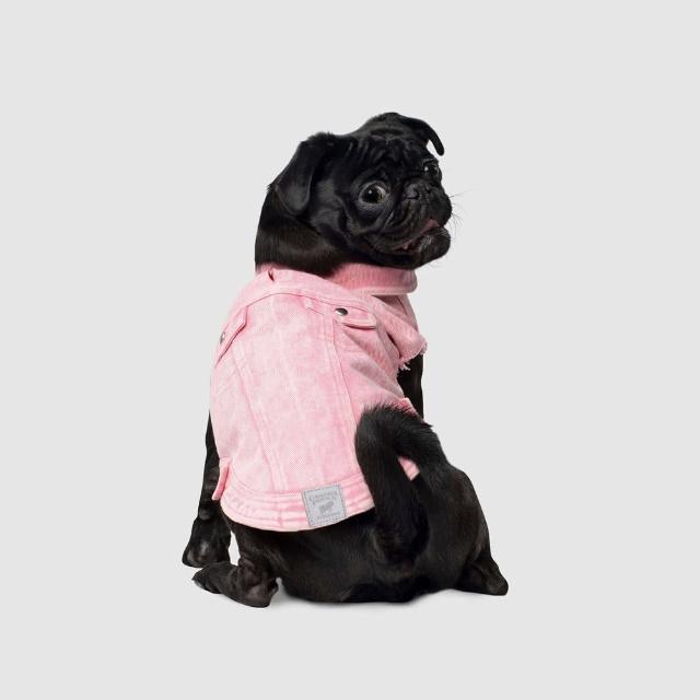 【CANADA POOCH】都市丹寧背心粉色-14號(寵物背心 Downtown Denim Vest Pink-14)