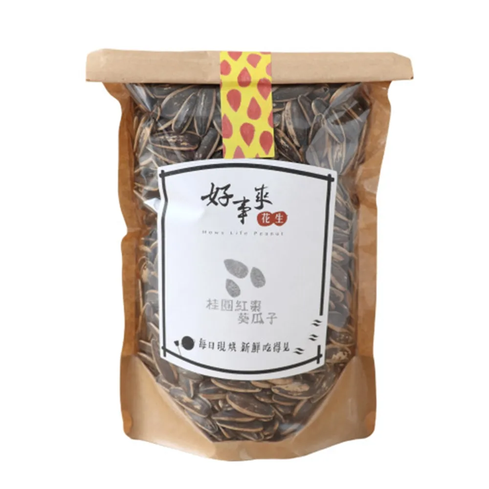 【好事來花生】水煮特大葵瓜子-桂圓紅棗(330g/包)