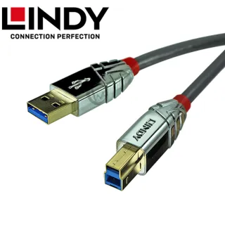 【LINDY 林帝】CROMO USB3.0 Type-A/公 to Type-B/公 傳輸線 2m 36662