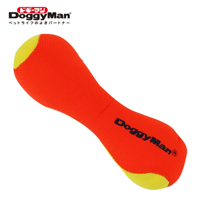 【Doggy Man】犬用輕盈耐咬啞鈴玩具 S