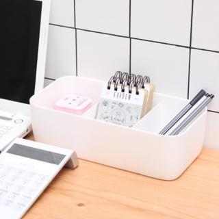 【KM生活】日式簡約多功能分隔小物/內衣/襪子收納盒 3格(收納盒 小物收納 收納用品)