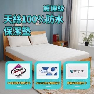 【藍貓BlueCat】100%天絲防水保潔枕墊(臺灣製造 蘭精天絲認證)