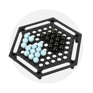 【888ezgo】黑白彈珠大力士棋（雙人對戰）（CE）