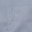 【ROBERTA 諾貝達】台灣製 合身版 吸濕排汗 乾爽舒適 條紋短袖襯衫(灰色)