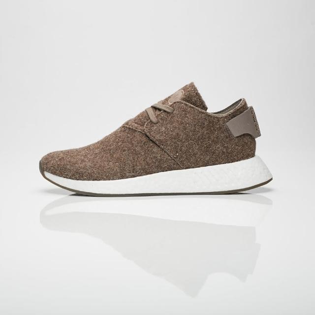 【adidas 愛迪達】NMD C2 WH CHUKKA WINGS+HORNS 聯名 羊毛 棕色 男鞋 高統(CG3781)