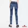 【BRAPPERS】女款 新美腳 ROYAL系列 彈性低腰窄管褲(中藍)