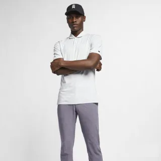 【NIKE 耐吉】Nike Golf Tiger Woods 男子條紋高爾夫Polo衫/高爾夫球衫 白 BQ6722-043