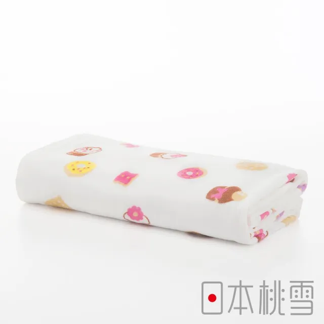 【日本桃雪】日本製原裝進口可愛紗布浴巾(夢幻下午茶  鈴木太太公司貨)