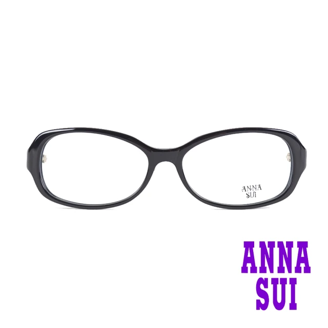 ANNA SUI 安娜蘇 日系立體玫瑰鑽飾蝴蝶造型光學眼鏡-紫(AS546-007)