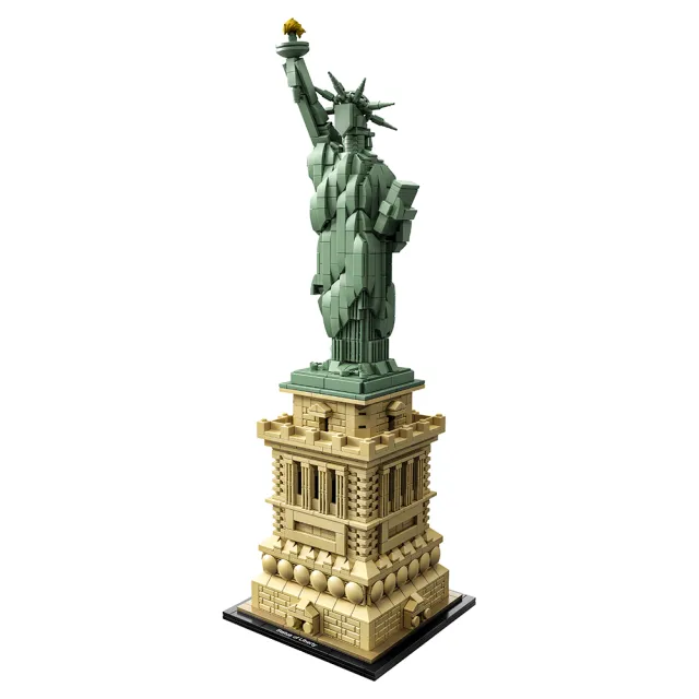 【LEGO 樂高】建築系列 21042 自由女神(積木 模型 美國地標)