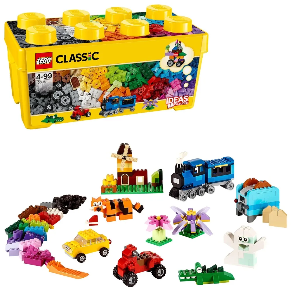 【LEGO 樂高】經典套裝 10696 樂高中型創意拼砌盒桶(積木 玩具)